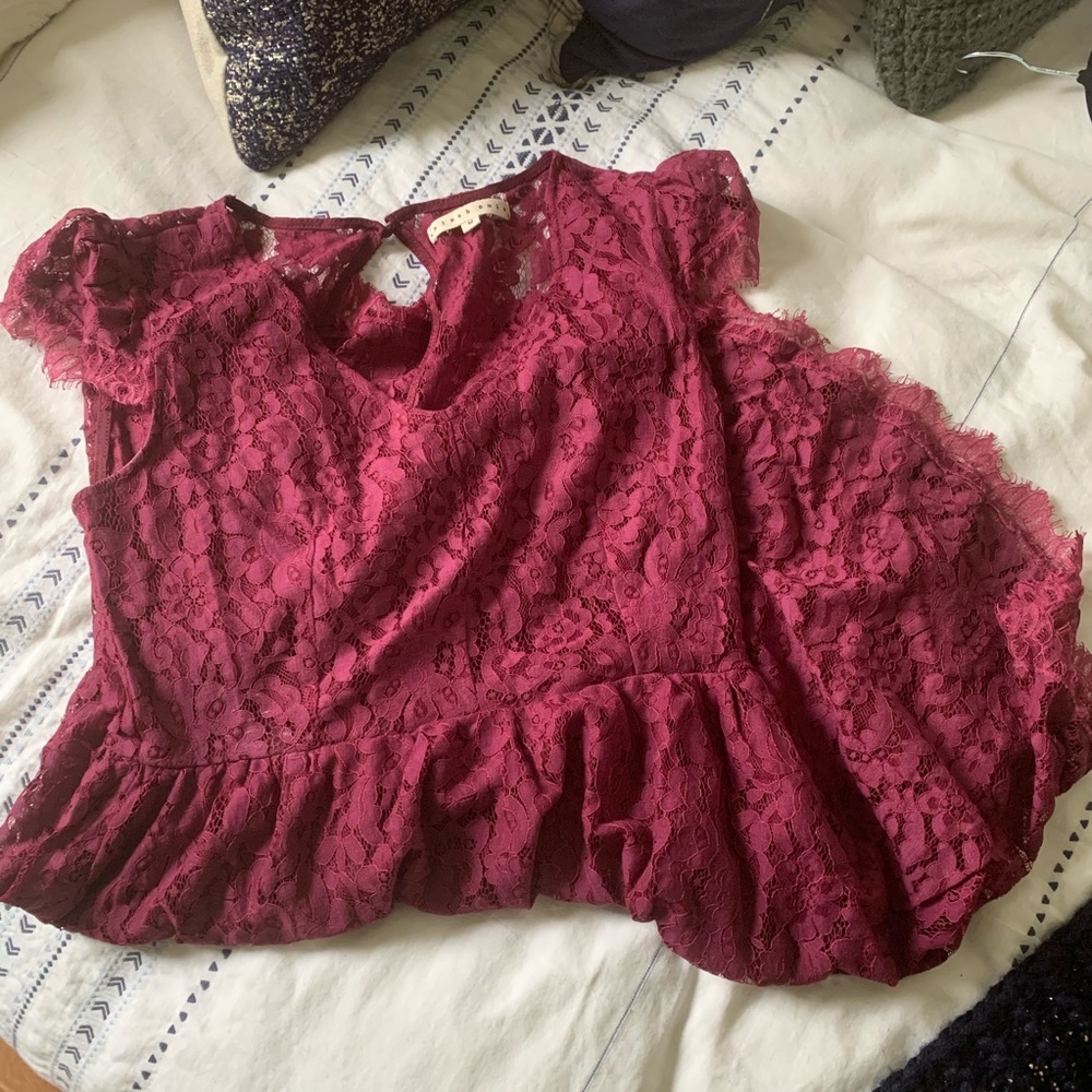 Blush Noir Plum Lace Dress - NWOT